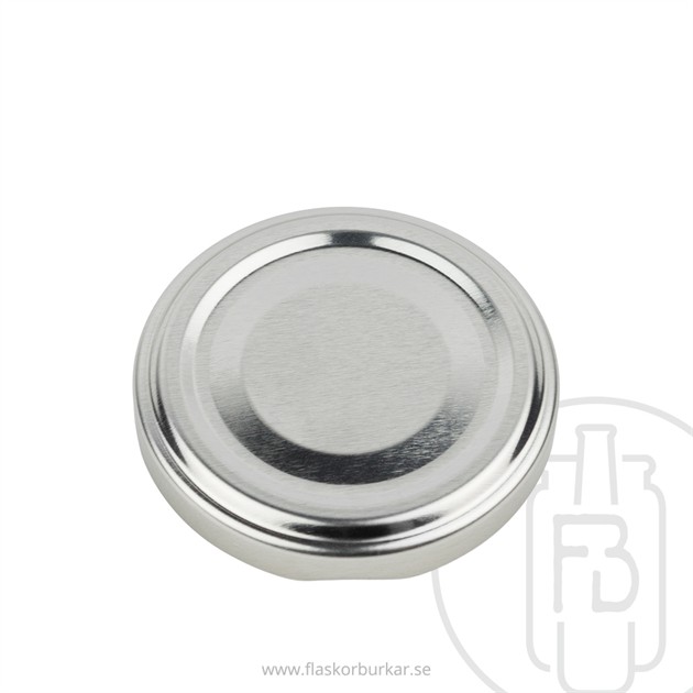 Twist off lid, 58mm, Silver
